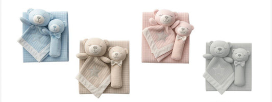 Set 3 pezzi Copertina-Doudou-Sonaglino