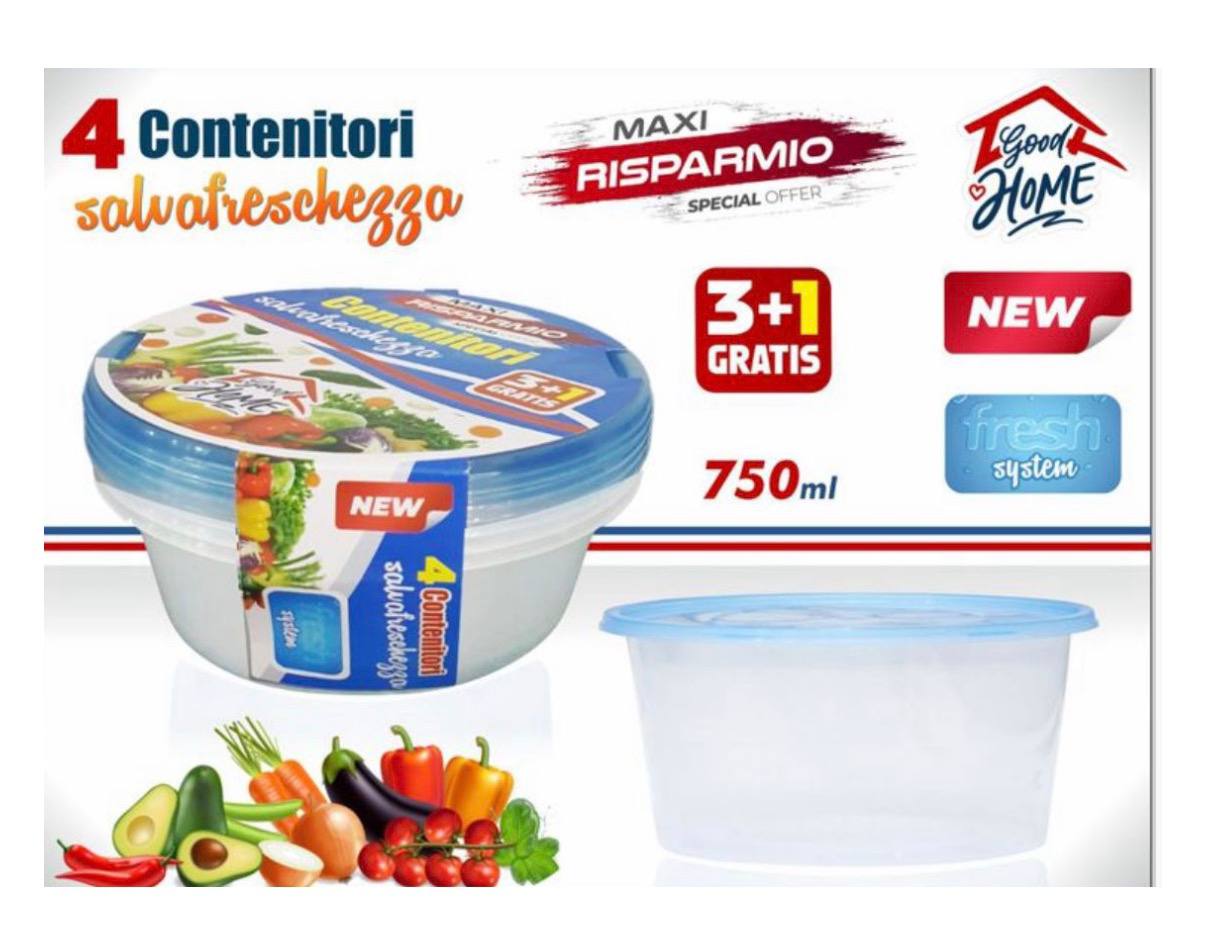Set Contenitori Salvafreschezza