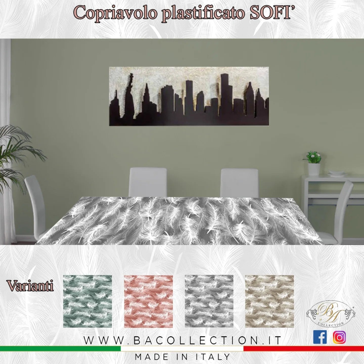Tovaglia con riccio Soft