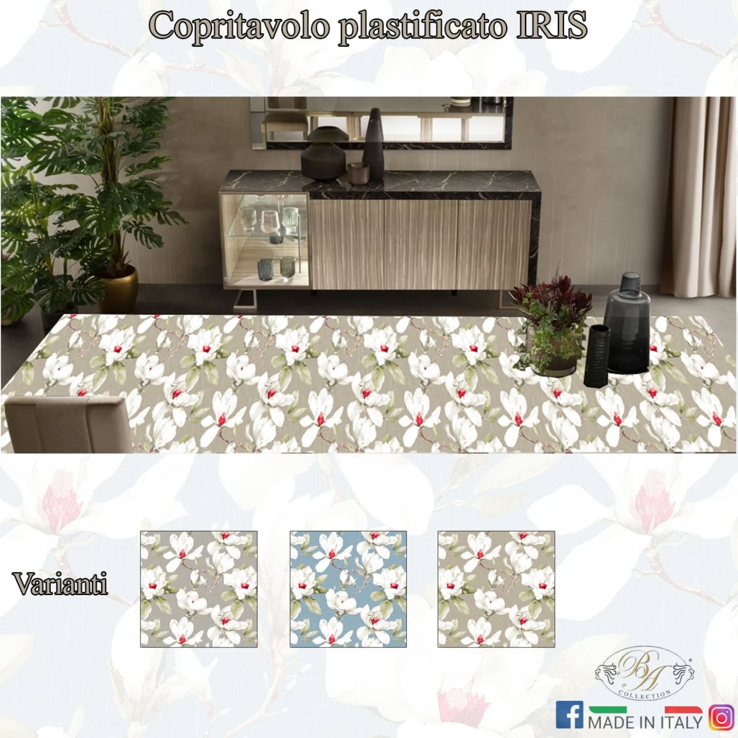 Tovaglia con riccio Iris